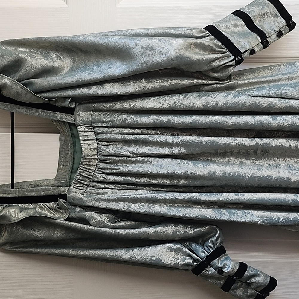 One of a Kind Batsheva Metallic Prarie Dress - Picture 6 of 9